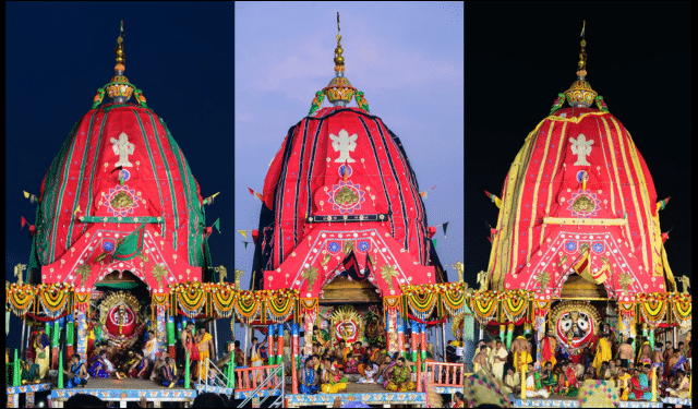 Golden glory of Mahaprabhu enthrals millions: Puri witnesses divine splendour as Trinity adorns majestic ‘Suna Besha’