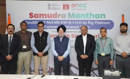 ONGC launches landmark deepwater drilling in Mahanadi Basin to Boost India’s energy security