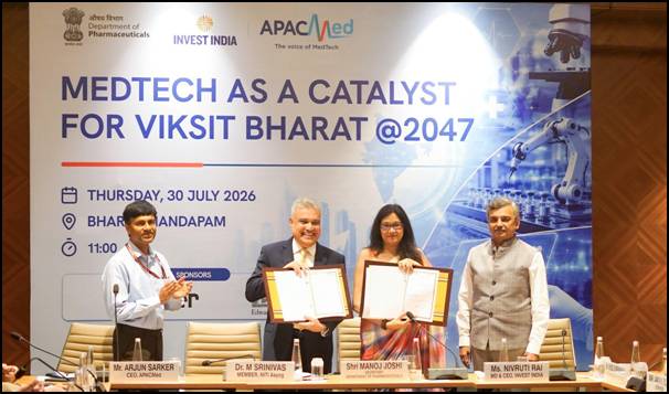 Invest India, APACMed join hands to accelerate India’s MedTech growth, eye stronger global competitiveness