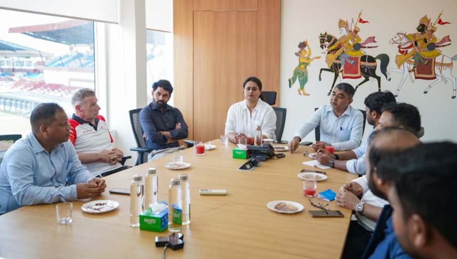 Bihar Sports Minister Shreyasi Singh studies Odisha’s world-class sports model to shape Bihar’s future Sports City