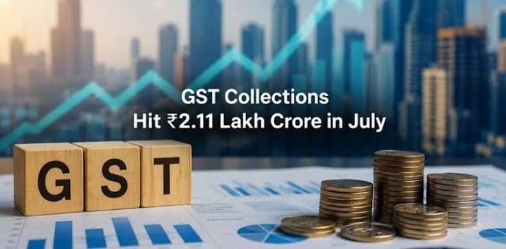 GST collections hit 14-month high: July mop-up jumps 15.4pc to Rs 2.11 lakh crore on robust consumption, import growth