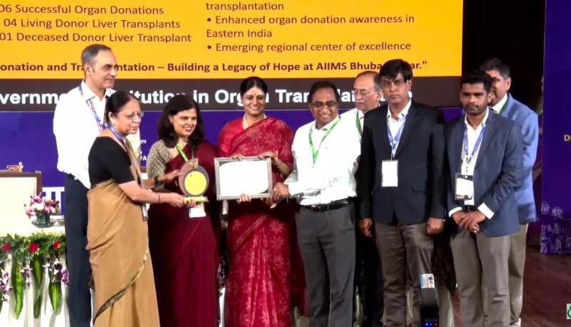 AIIMS Bhubaneswar earns national honour as emerging leader in organ transplantation