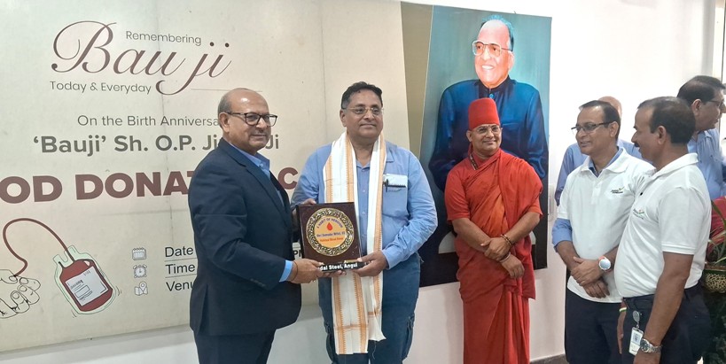 Jindal Foundation collects 460 units of blood in mega donation drive to honour O.P. Jindal's 96th birth anniversary