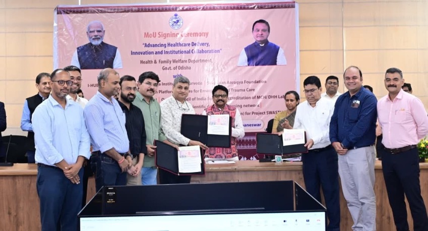 Odisha govt signs tripartite MoU with Tata Steel Foundation, Kaivalya to strengthen public health systems across state
