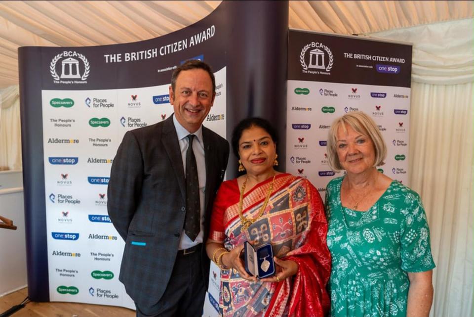 Odisha-born community leader Rekha Senapati honoured with British Citizen Award in London