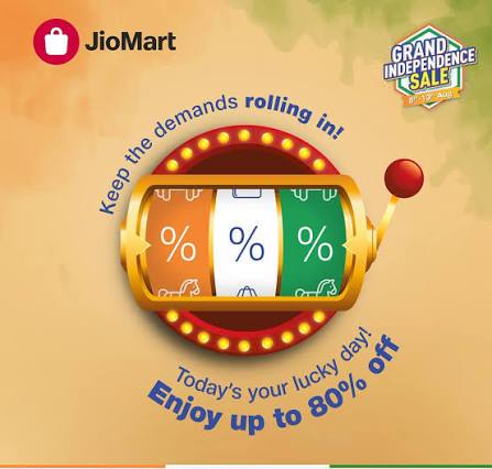 JioMart Quick rolls out Grand Independence Sale with up to 80 pc discounts
