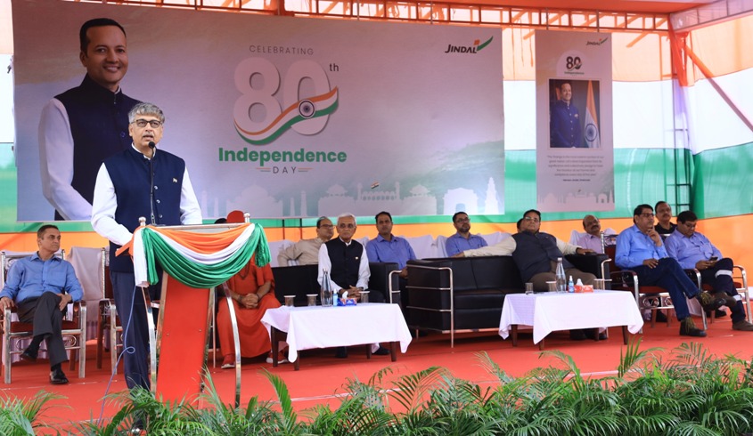 ‘We are contributing to the foundations of a stronger India’: Naveen Jindal as Jindal Steel marks 80th Independence Day