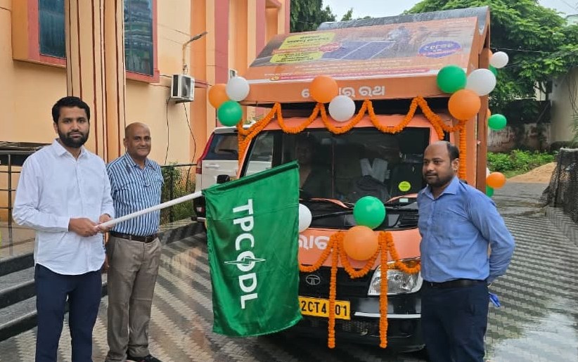 TPCODL flags off ‘Solar Rath’ in Anugola to take PM Surya Ghar scheme to grassroots