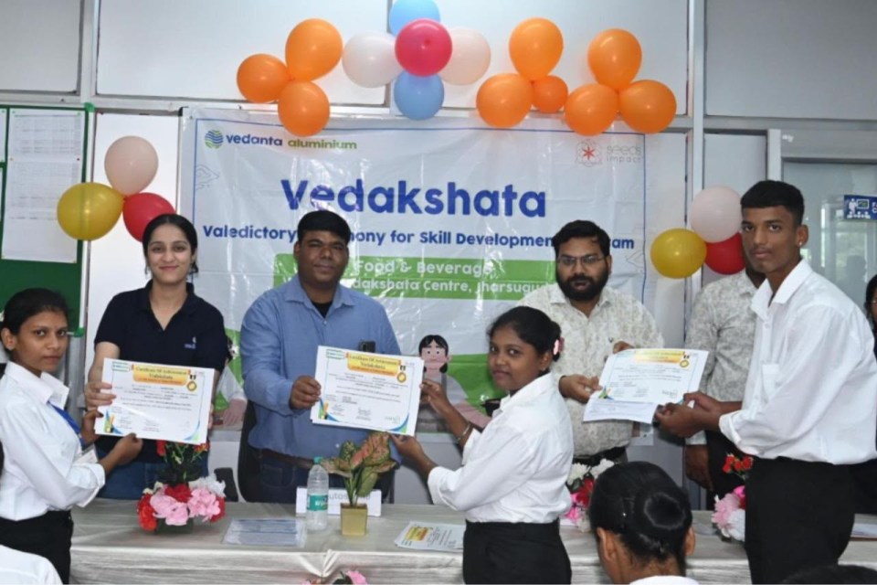 Vedanta Aluminium empowers 30 youths in Jharsuguda with industry-ready skills through ‘Vedakshata’ initiative