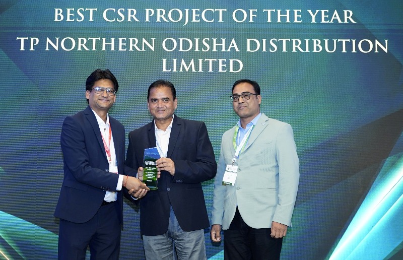 TPNODL wins Best CSR Project Award for Integrated Development Programme in Mayurbhanj
