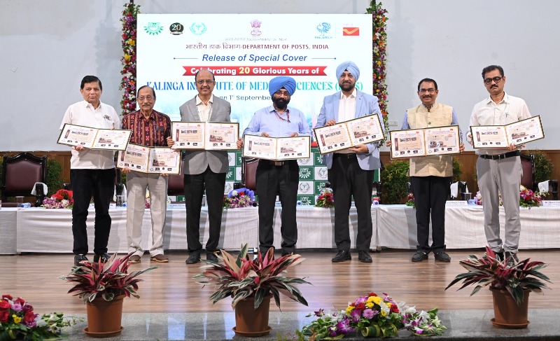 India Post releases special cover to commemorate 20 years of KIMS