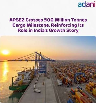 Adani Ports hits record high as August cargo throughput crosses 50 million tonnes