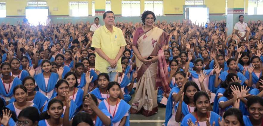 KISS inspires tribal girls to dream big, says NCW chief Vijaya Rahatkar
