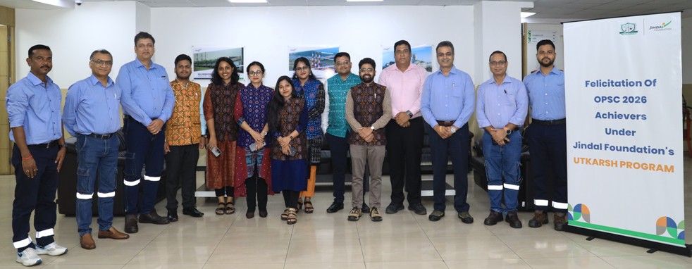 Jindal Foundation felicitates 10 OPSC achievers, UTKARSH Programme records 68 successes