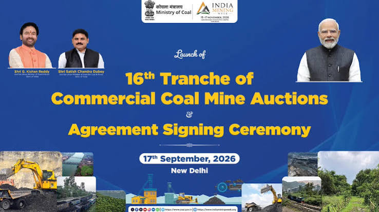 Coal Ministry to launch 16th round of commercial mine auctions on Sept 17; 147 mines auctioned so far