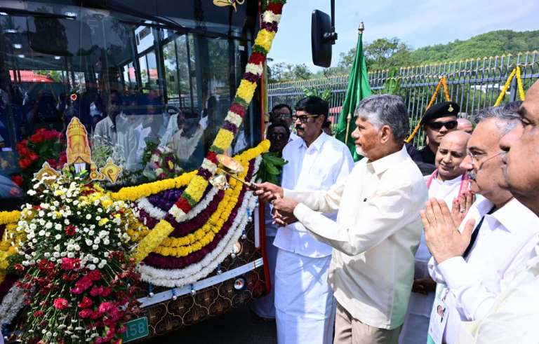 Reliance Foundation hands over 25 electric buses to TTD ahead of Srivari Brahmotsavams