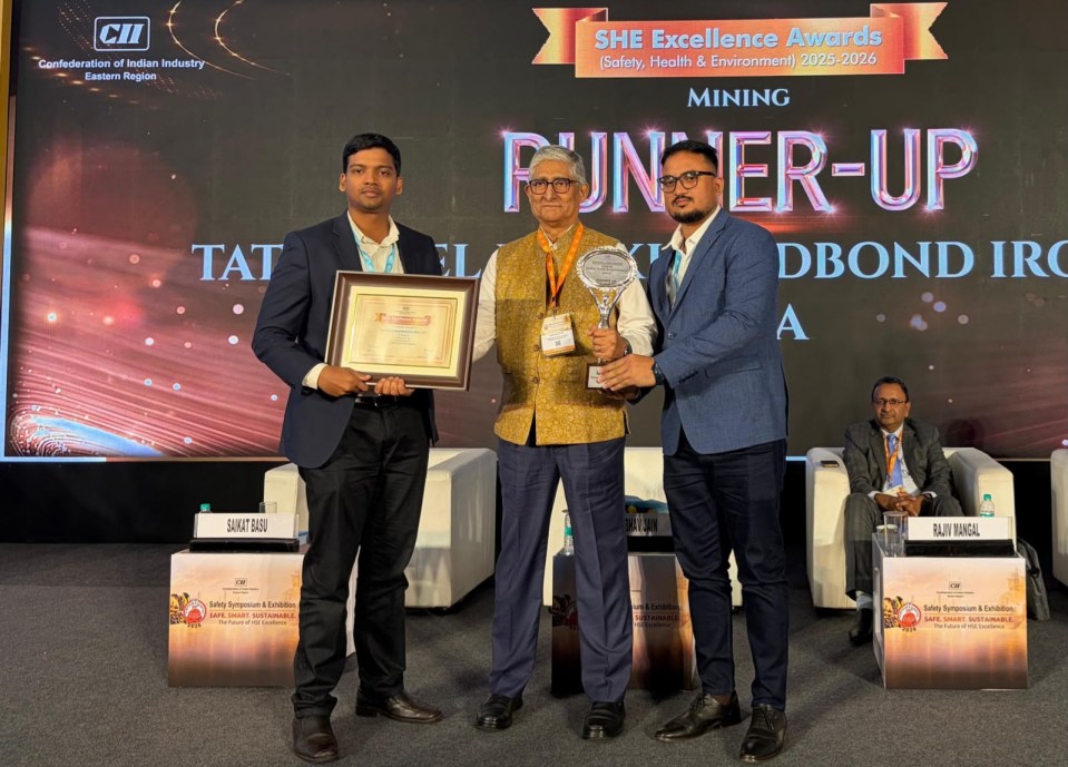 Tata Steel’s Khondbond Iron Mine bags CII SHE Excellence Award