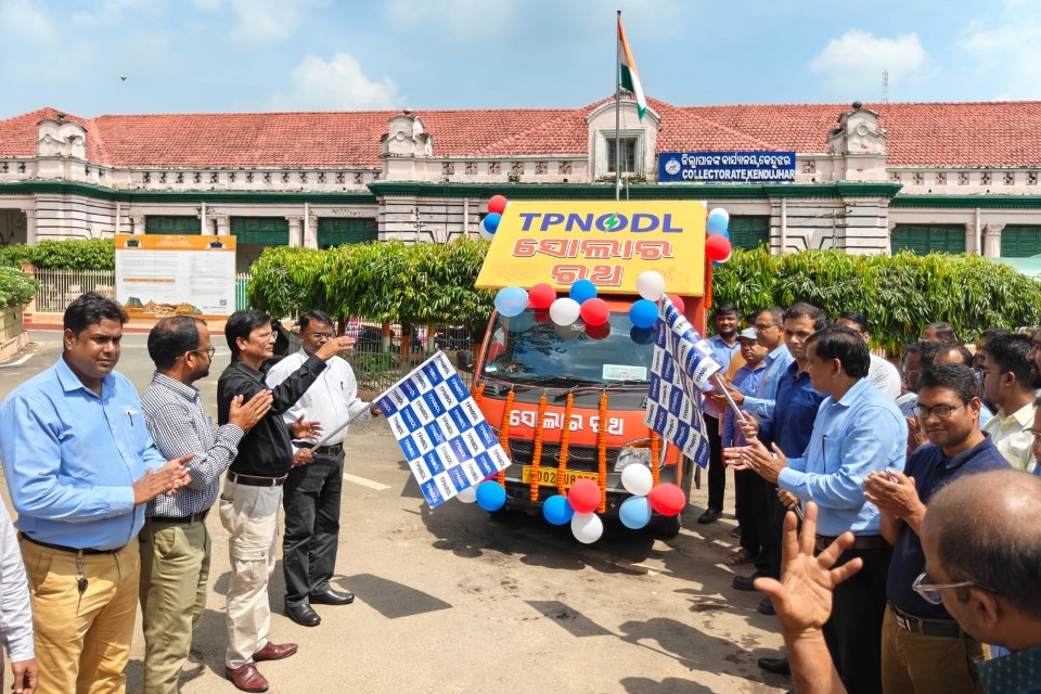 TPNODL takes PM Surya Ghar outreach to Kendujhar with Solar Rath and Seva Setu Camps