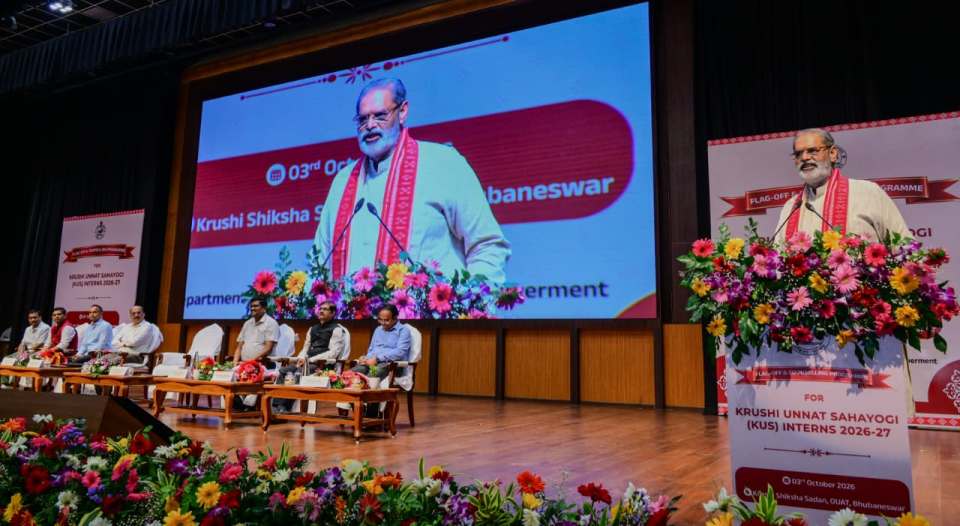 Odisha rolls out ‘Krushi Unnata Sahayogi’ programme with 964 agricultural graduates across 314 blocks