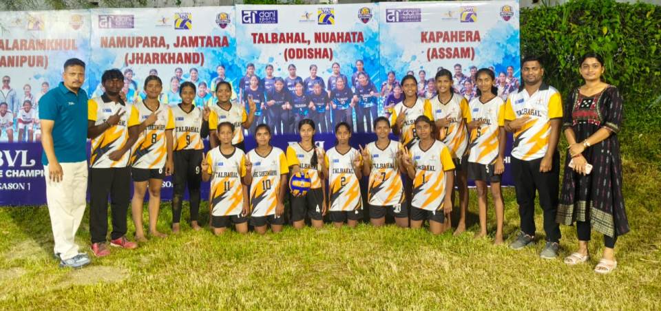 Tata Steel Foundation-backed Talbahal girls finish runners-up in Brahmaputra Volleyball League