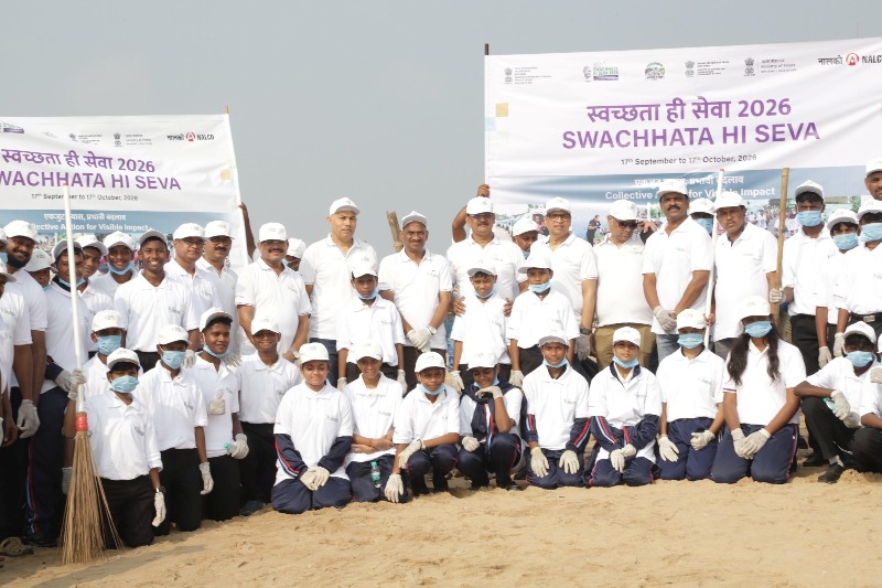 NALCO takes Swachhata message to Puri beach with cleanliness drive