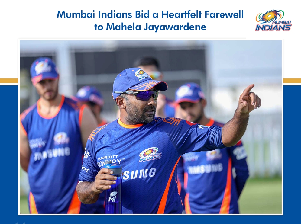 Mahela Jayawardene steps down as Mumbai Indians head coach after decade-long association
