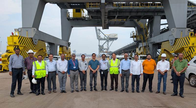 PPA Chairperson reviews progress of Western Dock Terminal at JPPL Berth, emphasises operational efficiency and mechanisation