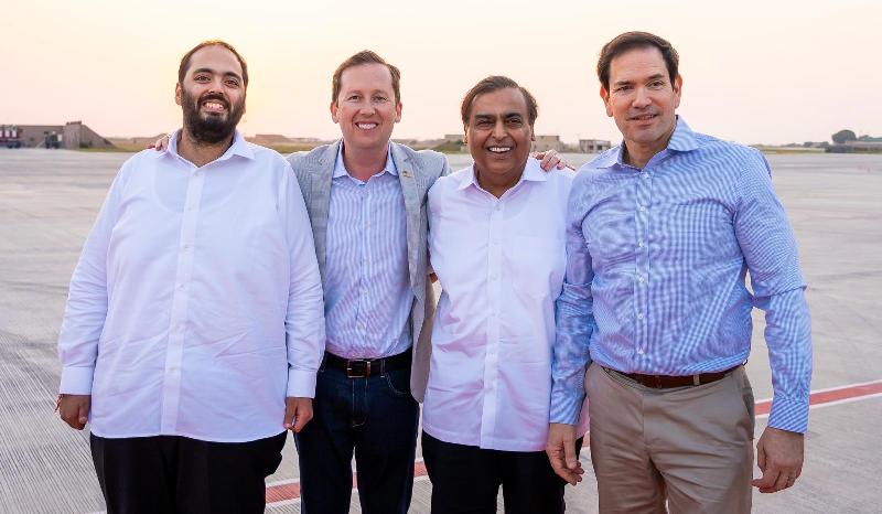 Reliance showcases energy, digital ambitions to US Secretary of State Marco Rubio at Jamnagar Refinery