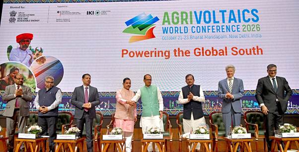 Solar Panels Above, Crops Below: Union Minister Chouhan unveils AgriVoltaics roadmap