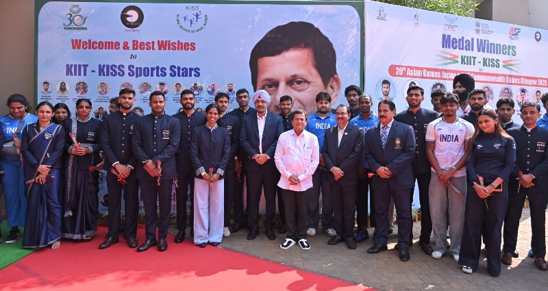 KIIT-KISS honours Asian Games, Commonwealth Games achievers with Rs 2.5 crore