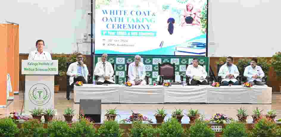 KIMS welcomes 2026 MBBS, BDS batches with White Coat Ceremony; Dr Samanta urges students to embrace lifelong learning