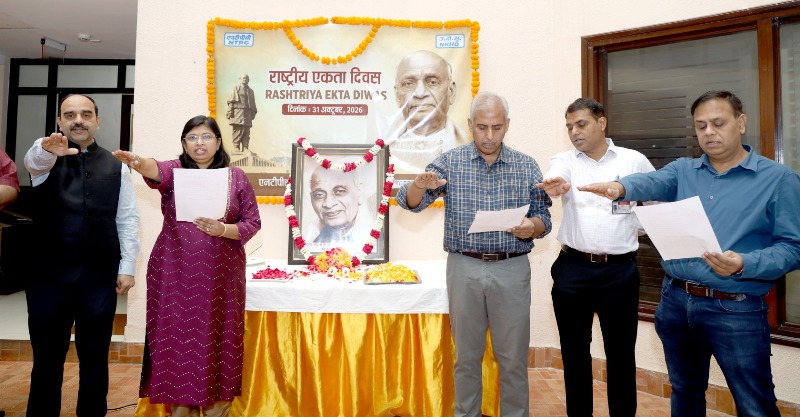 NTPC Northern Region Headquarters celebrates Rashtriya Ekta Diwas, pays tribute to Sardar Patel