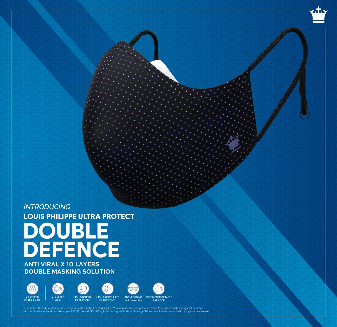 Louis Philippe launches UltraProtect Double Defence Mask ...